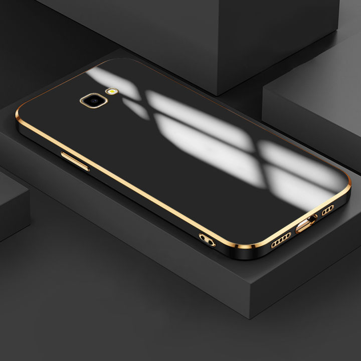 LECOMES for Samsung Galaxy J7 Prime Back Cover Luxury 6D Plating Fancy Stylish Girls Phone Case Soft Silicone Square Mobile Cases Pouch