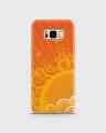 Samsung Galaxy S8 Plus Cover Case Soft Orange Sun Print- 1Cover2088. 