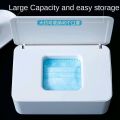 【FUN LIVE】 Disposable Mask/Tissue Storage Box Dustproof With Dust Cover(RANDOM). 