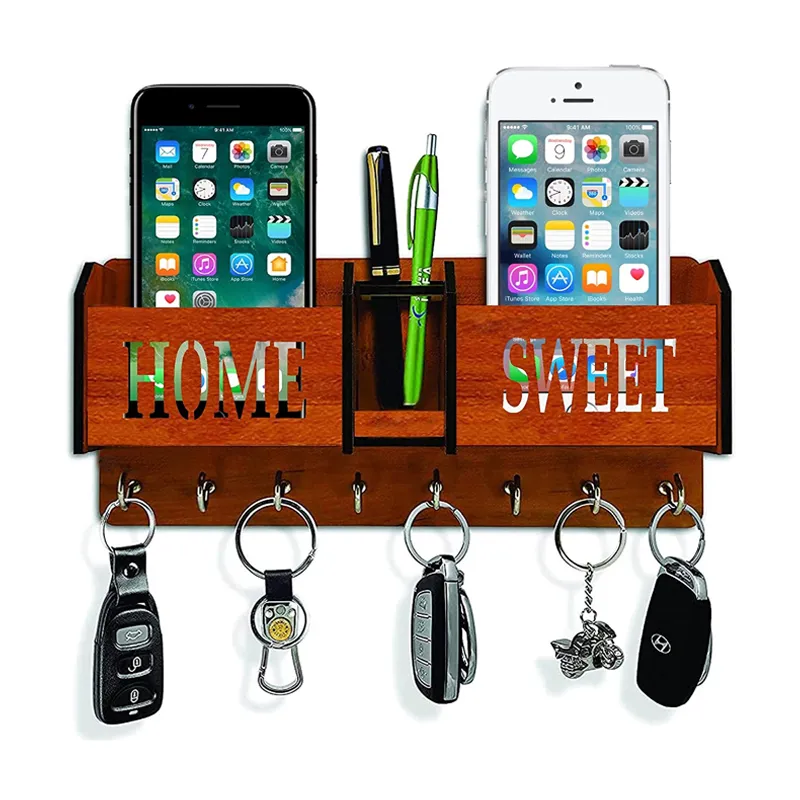 Chand Furniture Wooden Wall Key Holder Creative Multipurpose Wall