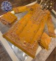 Eid Collection-Stylish Embroidered Kurti for Women 3 Piece Suit with Dupatta & Trouser - Fancy Wedding Dresses for Women By Firangi. 