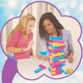 Planet X - Miniature Jenga Tower - 45 Vibrant Stacking Blocks. 