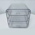 3 Plastic Vanity, Compact Slim Storage Organization Drawers Set for Cosmetics, Dental Supplies, Hair Care, Bathroom, Dorm, Desk, Countertop, Office,. 