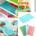 4Pack Refrigerator Liners, 17.7x11.4 Inch EVA Fridge Liner Refrigerator Mats Washable Shelf Liner Can Be Cut for Glass Shelves Kitchen Cabinet. 