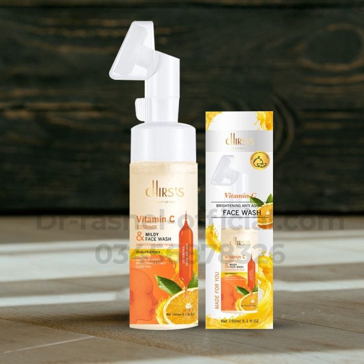 CHIRS'S%20Cleaning%20Brightening%20Anti-Aging%20Vitamin%20C%20Face%20Wash-150ml%20-%20Image%203