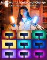 Hot RGB-T12PRO RGB Photo and Panel 360 Video Rechargeable Light Camera Lighting Equipment Led Video Shooting Set for Tiktok, Portable RGB Camera Light,. 