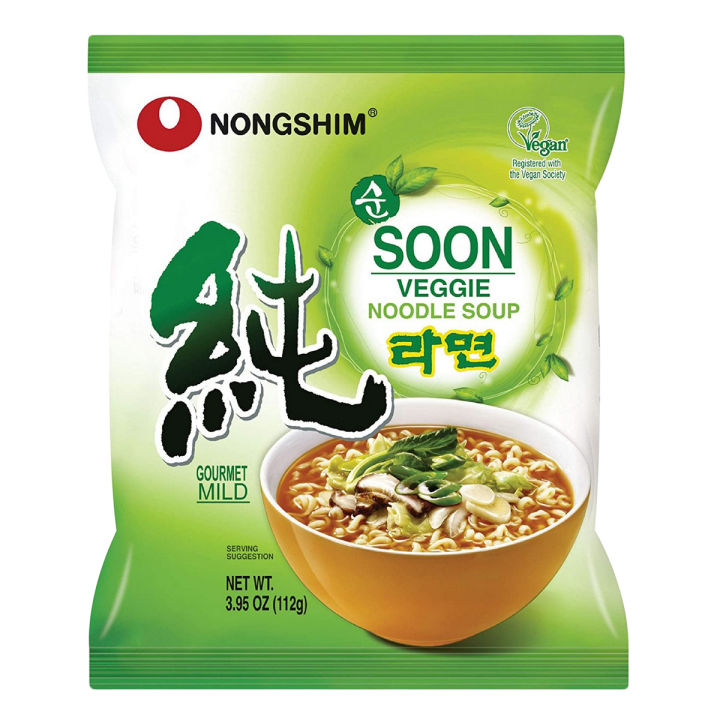 Nongshim Soon Veggie Ramyun Noodles