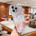 AMORVOR for Samsung Galaxy A04 Back Cover Beautiful Scenery Flowers Hard Phone Case Camera Protection Mobile Cover. 