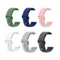 Soft Silicone Strap For All Smart Watches Sport Replacement Band Straps Compatible With Only (22mm). 