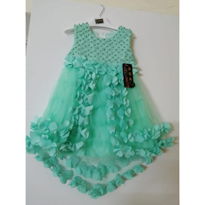 Beautiful Imported Long Back Tail Style Fancy Frocks for Girls