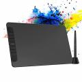 VEIKK VK1060PRO Drawing Tablet,10x6 inch Drawing Graphics Tablet with 2 Scroll Wheels,6 Express Keys, Battery-Free Stylus Tilt for Android Win Mac OS (8192 Levels). 
