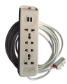 Long-Life USB Extension Lead with lengthy 40/76 Pure Copper Wire, and 2 USB Charging Ports. 