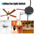 3 Pcs Ze-208S E89885 3 Speed 4 Wire Pull Chain Switch Ceiling Fan  Switch Replacement Part,B. 