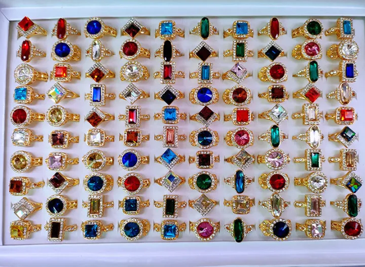 Diamond%20Jewelry%20Ring%20Zircon%20Gem%20Stone%20f%20Rings%20Gold%20Luxury%20Plated%20Exquisite%20Opp%20Bag%20Engagement%20Rings%20for%20Women%20-%20Image%202