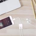2-in-1 Lightning Splitter Adapter for iPhone 7+ – Audio and Charging, No B. 