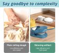 2 in 1 Dumpling Maker Machine - Samosa Dumpling Maker Kitchen Tool - Manual Dumpling Maker Mould - Make Perfect Delicious Dumpling - Manual Press - Easy To Use - Best For Making Samosa - Momos and Gujiya. 