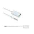 Audio Cable Cord 1 Input Split To 2 Output Splitter Adapter For Headphones Car Speaker And Stereo. 