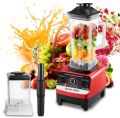 Professional Blender, Food Multiprocessor with Double Cup, Powerful Blender System for Smoothies, Ideal for Smoothies, Frozen Drinks at Home. 