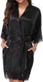 Best High Quality Satin Silk Gown Night Dress For Women Girls 1109 - Pack Of 2 (Hhsons). 