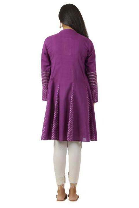 EGO%20Winter%20Collection%202019%20%20Purple%20Ray%20%20Purple%20Cotton%20Kurti%20For%20Women%20-%20Image%207