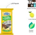 Ultra Fresh Kitchen Cleaning Wet Wipes – Lemon Scent. 