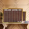 Big Goal 15 Lac Savings Challenge I Save 1.5 Million Rupees Easily I Financial Budget Planner Tracker Box I Saving Box I Saving Money Box I Saving Box For Money I Money Saving Box I Money Box I Saving Money Box With Lock I Mister Traders 15 Lac Saving Box. 