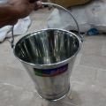 Stainless Steel Small Bucket 6 Liters Balti. 