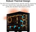 ASUS A32 PLUS TG ARGB ATX PC Case Supports 360mm radiators and 420mm graphics cards and pre-installed ARGB fans. 