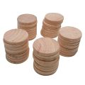 200Pcs Wood Slices Unfinished Round Wood for Arts & Crafts Projects, Board Game Pieces, Ornaments. 
