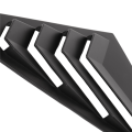 Rear Side Window Louvers, Scoop Louvers Cover Blinds for MG 5 MG5 2021 Car Exterior Accessories, Matte Black Style. 