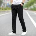 Mens Pants in Black color Cotton Jeans Material - Men's Formal and Casual Wear. 