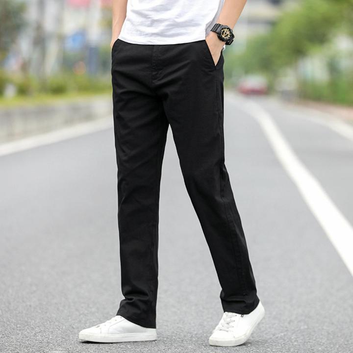 Mens Pants in Black color Cotton Jeans Material - Men's Formal and Casual Wear