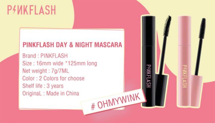 PINKFLASH%20Waterproof%20Natural%20Stretches%20Microwave%20Rich%20In%20Fiber%20Mascara%207ml%20E08%20-%20Image%206