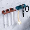 Toothbrush Storage Rack Multi-purpose Toothbrush Holder Free Punching Wall Mounted Hanging Hook For Bathroom Toilet Bedroom. 