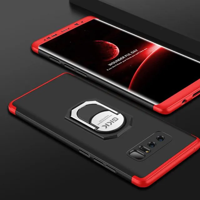 For%20Samsung%20Galaxy%20Note%208%20Ring%20Holder%20Mobile%20Phone%20Back%20Cover%20Case%20Full%20Coverage%20360%20Protection%20GKK%20Branded%20-%20Red%20&%20Black%20-%20Image%202