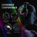 PRO II RGB Gaming Headphones with Noise Cancelling Mic, 7.1 Surround Sound, Super Bass, Vibration, Soft Memory Foam Ear Cushions, for PC, PS4, Mobile, Laptop, and Gaming Consoles. 