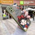 chenyyka For OPPO A16K OPPO A16E Case Cartoon Cute Snow White Thin Edge Frosted Transparent Hard Cases Shockproof Casing Full Cover Protect Case. 