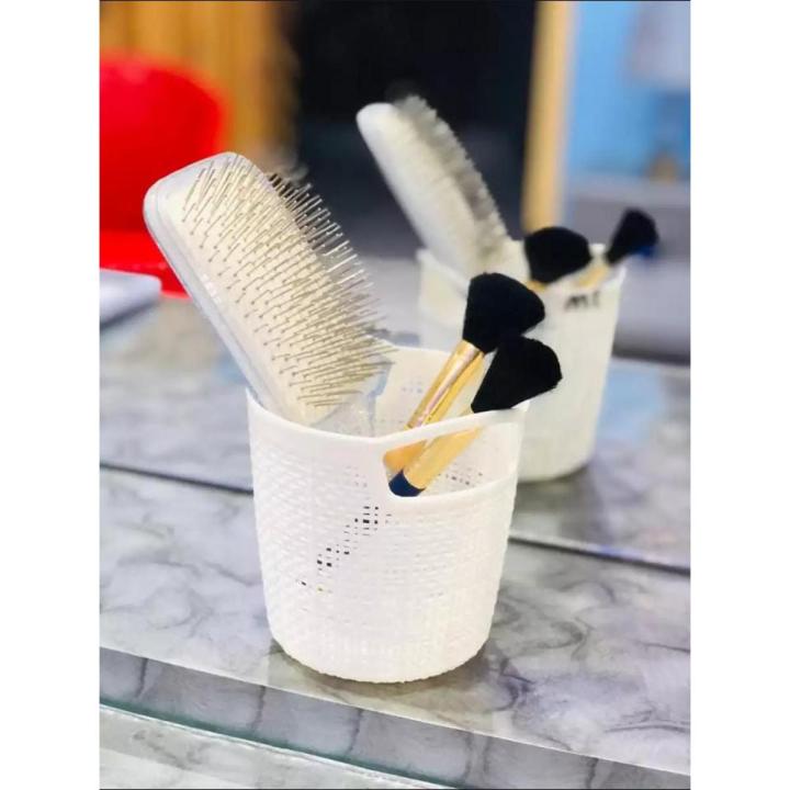 Basket/Storage Basket For Kitchen/ Makeup Organizer Basket For Dressing Table/Brushes Holder/ Stationary Items Holder/ Desk Organizer/Pen Holder/Makeup Brush Holder(SMALL)