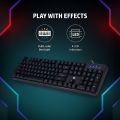 HP K300 Backlit Membrane Wired Gaming Keyboard with Mixed Color Lighting, 4 LED Indicators, Matte Finish Double Injection Key Caps and Windows Lock Key. 