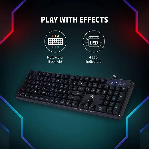 HP%20K300%20Backlit%20Membrane%20Wired%20Gaming%20Keyboard%20with%20Mixed%20Color%20Lighting,%204%20LED%20Indicators,%20Matte%20Finish%20Double%20Injection%20Key%20Caps%20and%20Windows%20Lock%20Key%20-%20Image%203