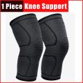 1 PIECE - Knee Support Compression Sleeve Knee Pad, Arthritis Wrap Pad, ACL, Running, Pain Relief, Injury Recovery,. 