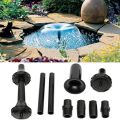 9Pcs Small Fountain Nozzle Kit Water Fountain Nozzle Heads for Pond Fountain Submersible Pump Pool. 