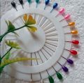 Pack of 40 Leaf Shape Hijab Pins for Women Mixed Color Safety Scarf Pins Elegant Design Durable and Stylish Accessories for Hijab, Shawl, and Scarf. 