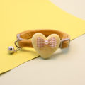 Pet Neck Circle Comfortable Cartoon Heart Bow Pet Cat Dog Neck Strap. 
