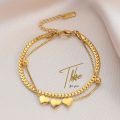 Tala 18K Gold Kyle Inspired - Twining Love Bracelet For Women Exquisite packaging. 