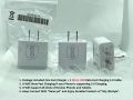 Original Gionee Wall Usb Charger - Fast Charger 3.0 and Turbo Charging For All Smart Phones With Micro USB OR Type C Charging Cable. 