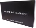 4x4 HDMI True Matrix Switch 3D 1080P 4 in 4 Out. 