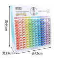 collection of highlighters display shelves loaded with Milky Way Nebula glitter eye protection color highlighter highlighter. 