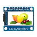 TFT Display 0.96 / 1.3 1.44 inch IPS 7P SPI HD 65K Full Color LCD Module ST7735 Drive IC 80*160 (Not OLED) For Arduino. 
