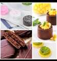 6 Cavity Round Silicone Cake Mold Chocolate Covered Cookie Mould for Jelly Pudding Soap Cheesecake Pastry Baking Accessories. 